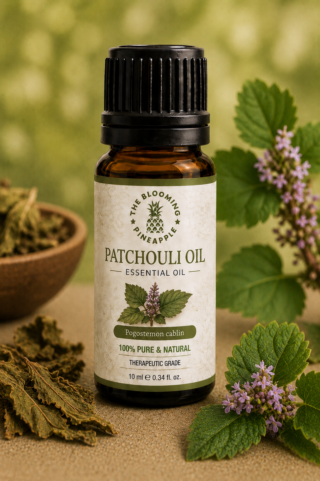 Patchouli Essential Oil (Pogostemon cablin) - 10ml