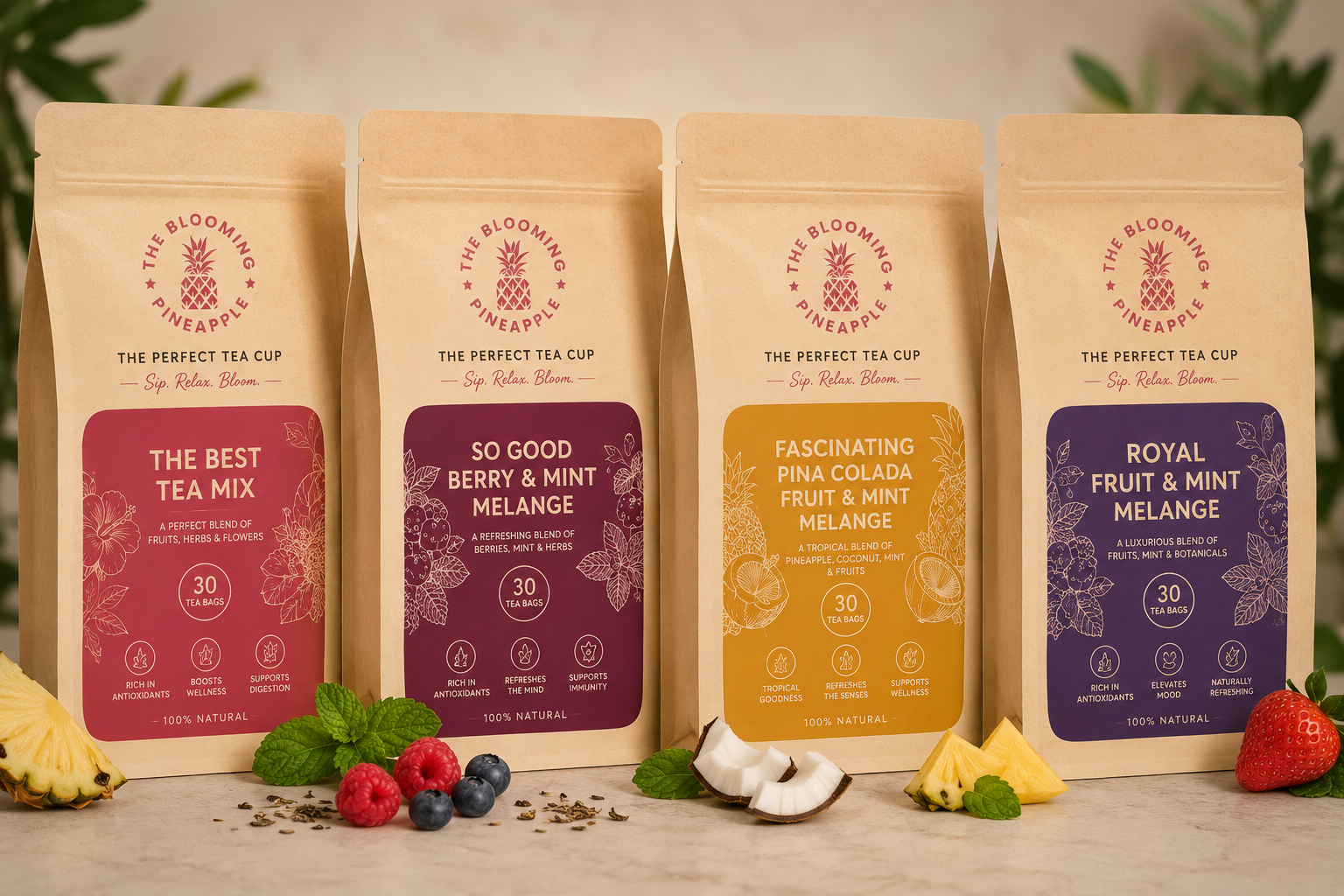 Royal Fruit & Mint Melange - 30 Tea Bags