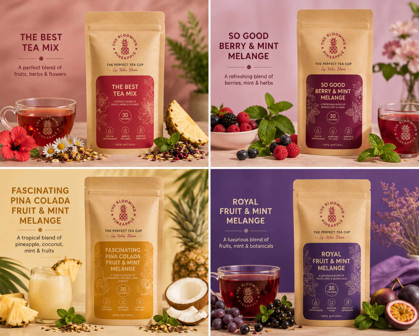 Royal Fruit & Mint Melange - 30 Tea Bags - Image 2