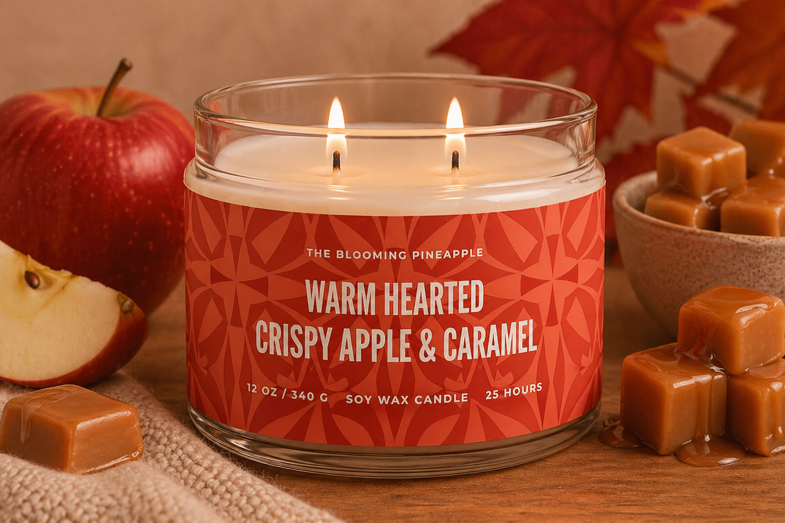 Warm Hearted Crispy Apple & Caramel